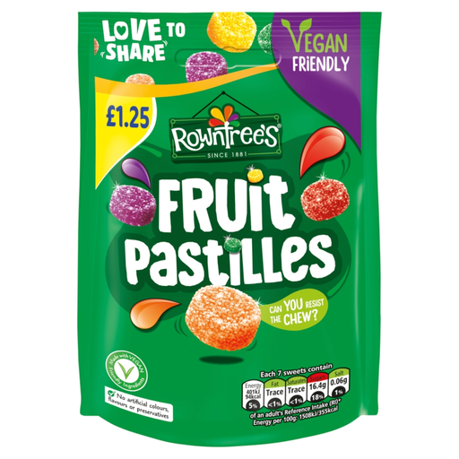 [209154-BB] Rowntrees Fruit Pastilles Vegan Pouch 114g