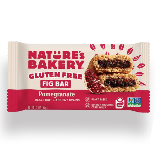 [209155-BB] Nature's Bakery Gluten Free Fig Bar Pomegranate 2oz