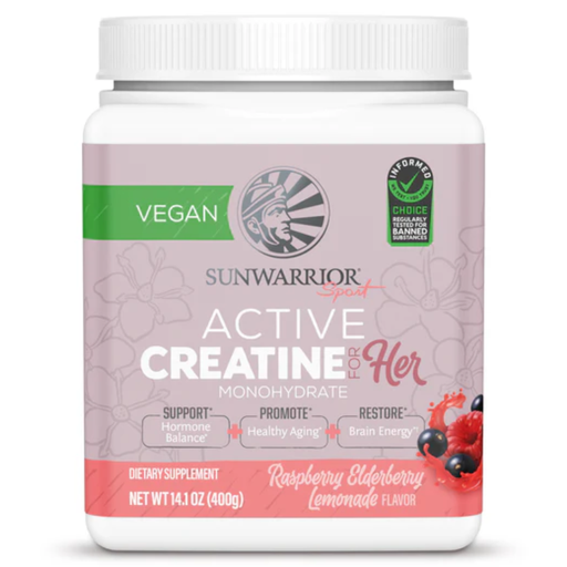[209159-BB] Sun Warrior Creatine Raspberry Elderberry Lemonade 400g