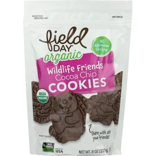 [209162-BB] Field Day Organic Animal Cookies Chocolate 8oz