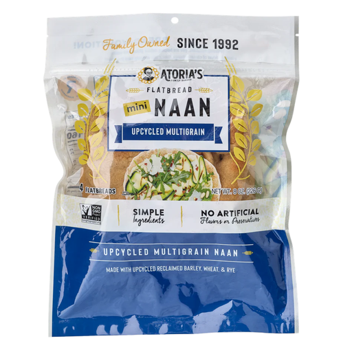 [209183-BB] Atoria's Family Bakery Mini Naan Multigrain 4CT 8oz