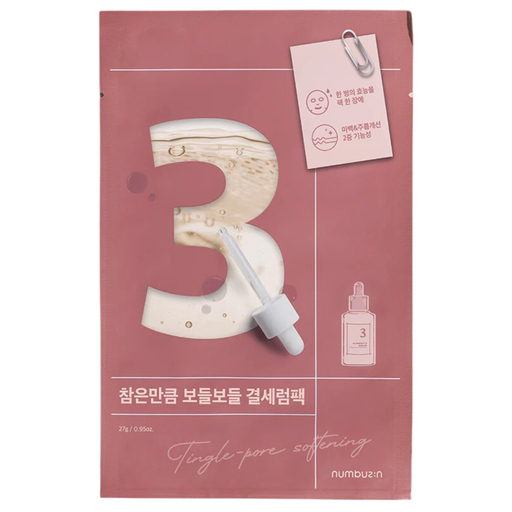 [209189-BB] Numbuzin No. 3 Tingle-Pore Softening Sheet Mask