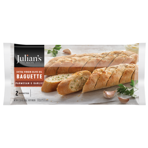 [209247-BB] Julian's Recipe Parmesan & Garlic Baguette 12.35oz