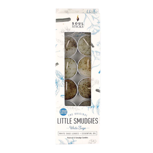 [209256-BB] Little Smudgies Candles White Sage 12ct