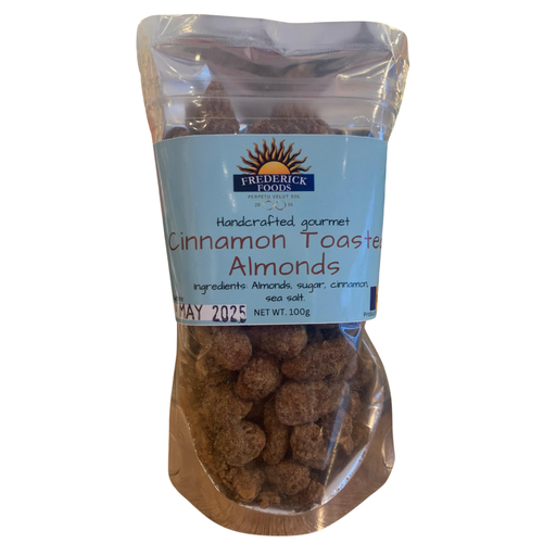 [209272-BB] Frederick Foods Cinnamon Toasted Almonds 100g