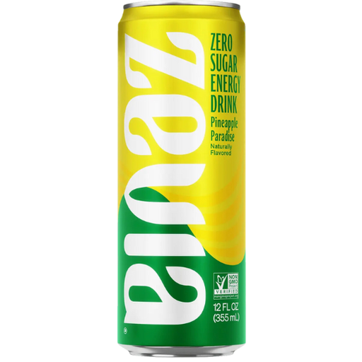 [209278-BB] Zevia Energy Drink Pineapple Paradise 12oz