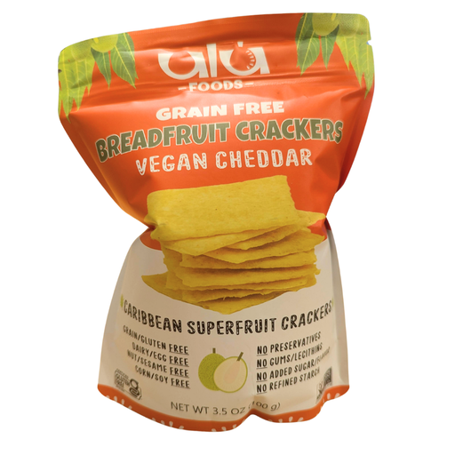 [209300-BB] Ulu Foods Breadfruit Crackers Vegan Cheddar 100g