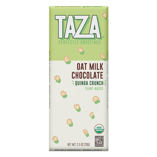 [209333-BB] Taza Organic Quinoa Crunch Chocolate Bar 2.5oz