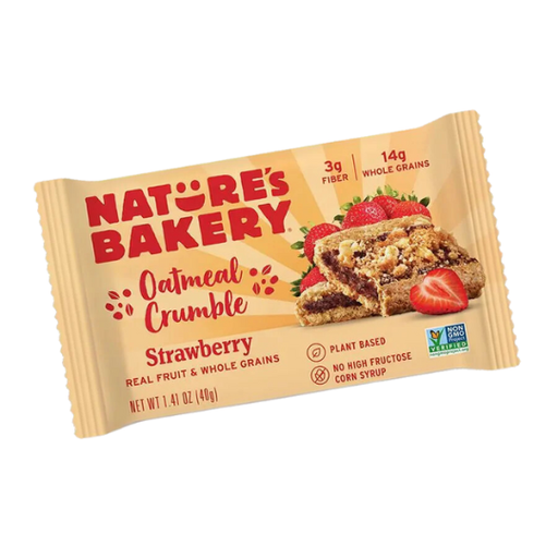 [209348-BB] Nature's Bakery Oatmeal Crumble Bars Strawberry 1.41oz