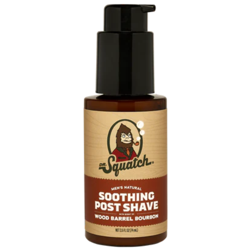 [209362-BB] Dr Squatch Soothing Post Shave Wood Barrel Bourbon