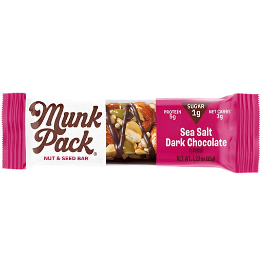 [209395-BB] Munk Pack Keto Nut And Seed Sea Salt Dark Chocolate Bar 1.23oz
