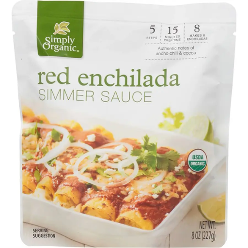 [209405-BB] Simply Organic Red Enchilada Simmer Sauce 8oz