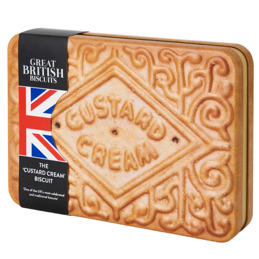[209454-BB] Silver Crane Giant Custard Cream Biscuit Tin 450g