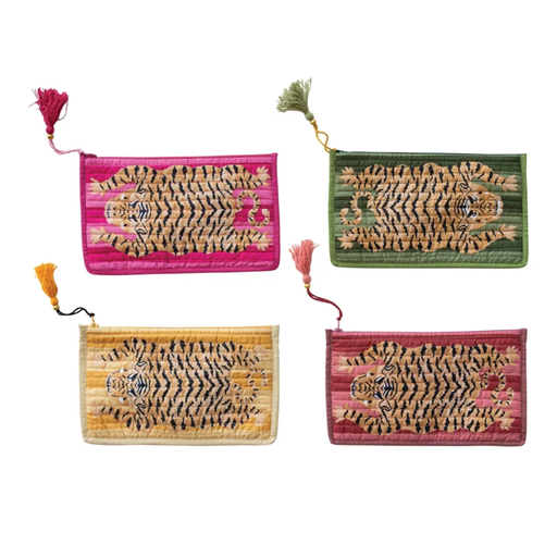 [209461-BB] Tibetan Tiger Cotton Voile Pouch Assorted