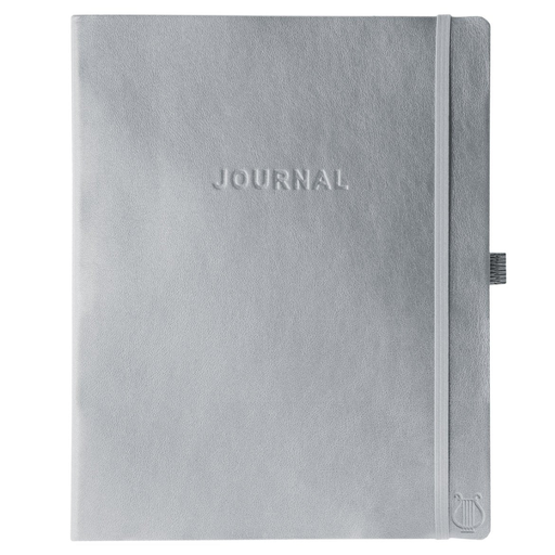 [209478-BB] Apollo Journal Silver 8in x 10in