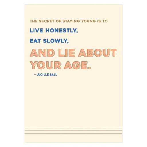 [209487-BB] Greeting Card Lie About Your Age 