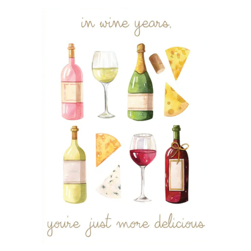 [209489-BB] Greeting Card Wine Years