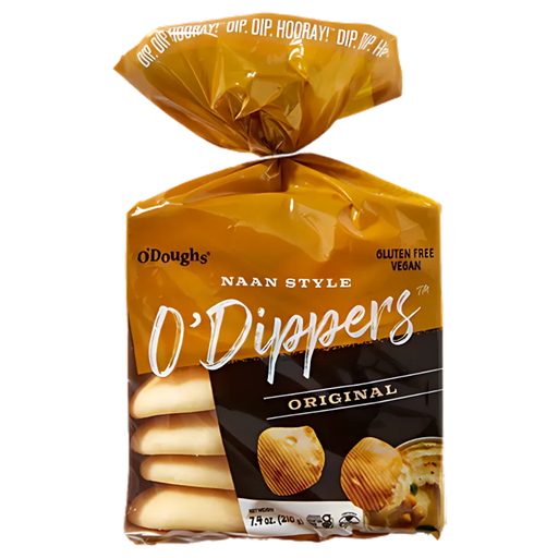 [209531-BB] O'Doughs Gluten Free Naan O'Dippers Original 7.4oz