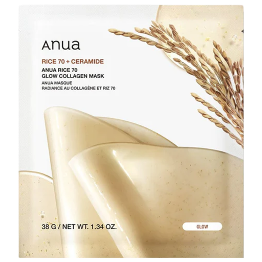 [209545-BB] Anua Rice 70 Glow Collagen Sheet Mask