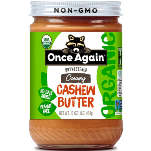 [209550-BB] Once Again Creamy Cashew Butter 16oz