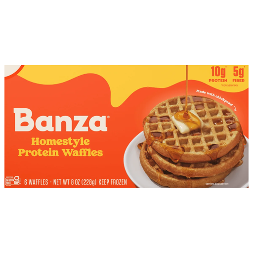 [209593-BB] Banza Protein Waffles Homestyle 8oz