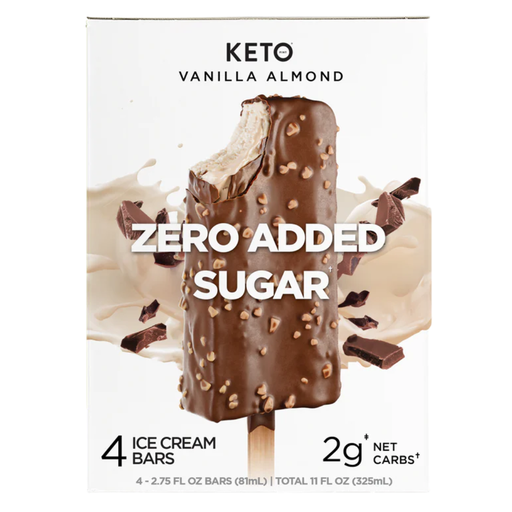 [209597-BB] Keto Vanilla Crunch Ice Cream Bar 4ct