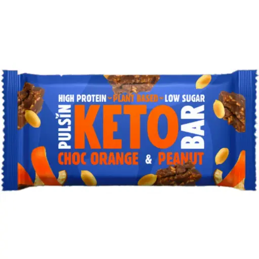 [209610-BB] Pulsin Choc Orange & Peanut Keto Bar 50g