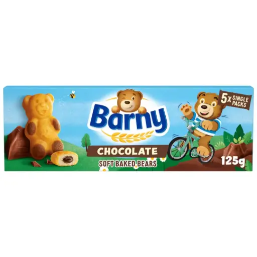 [209613-BB] Barny Chocolate Soft Baked Bears 5pk