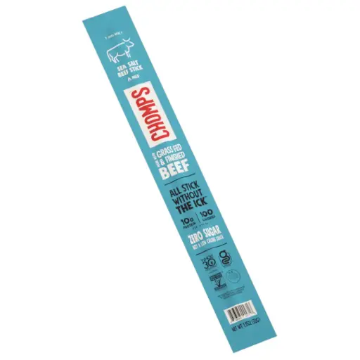 [209626-BB] Chomps Grass Fed Beef Stick Sea Salt 1.15oz