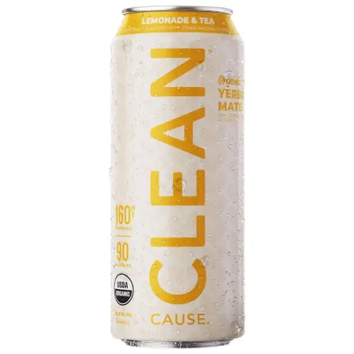 [209629-BB] Clean Cause Organic Yerba Mate Lemonade & Tea 15.5oz