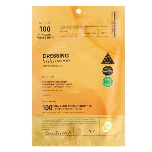 [209715-BB] VT Cosmetics Vita-Light Reedle Shot 100 2-Step Hydrogel Mask