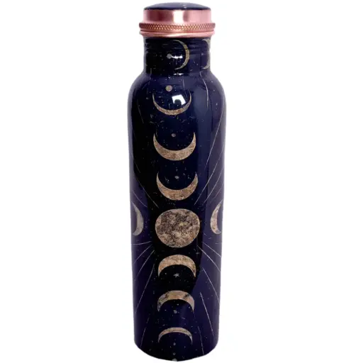 [209729-BB] Lunar Cycle Copper Water Bottle 32oz