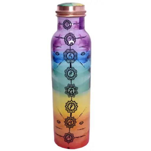 [209730-BB] Chakra Synergy Copper Water Bottle 32oz