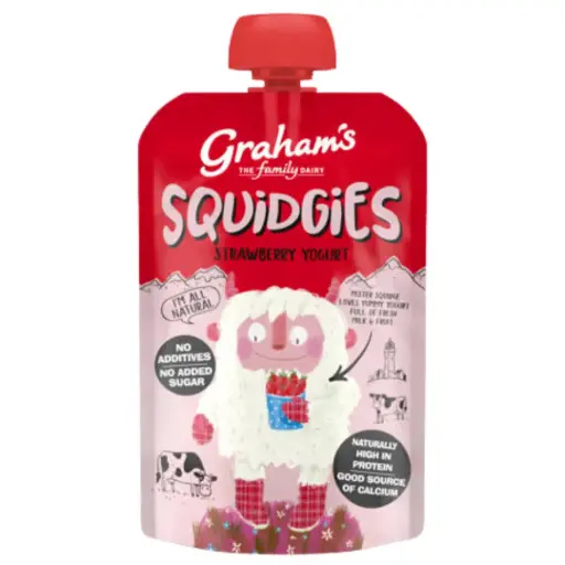 [209771-BB] Graham's Squidgies Strawberry 100g