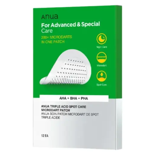[209827-BB] Anua Triple Acid Spot Care Microdart Patch 12CT