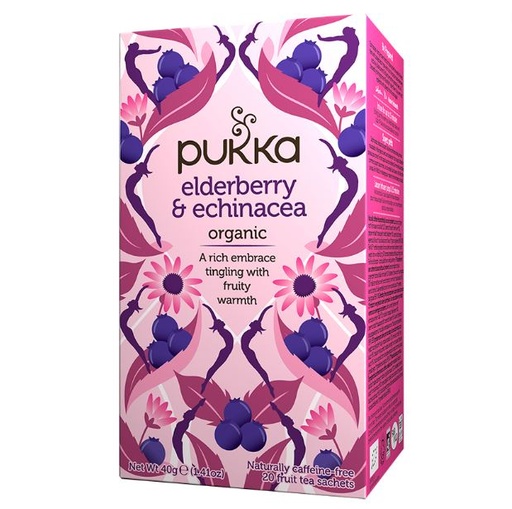 [200162-BB] Pukka Organic Elderberry & Echinacea Fruit Tea 20-Bags