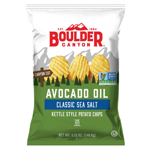 [200302-BB] Boulder Canyon Avocado Oil Classic Sea Salt Potato Chips 5.25oz
