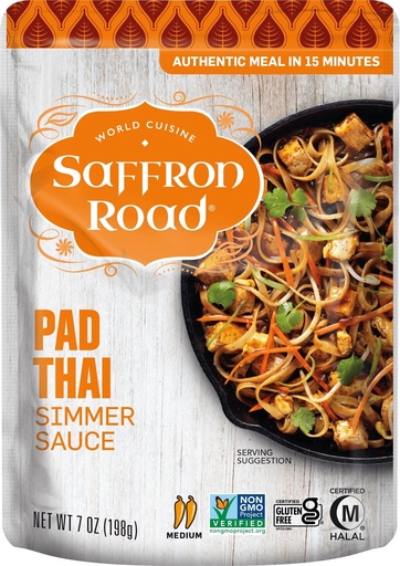 [200322-BB] Saffron Road Pad Thai Simmer Sauce 7oz