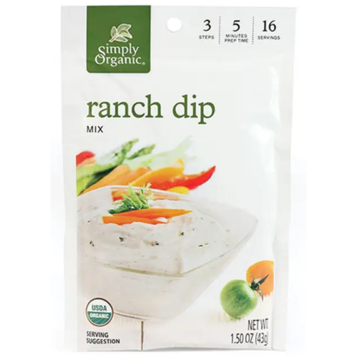 [200331-BB] Simply Organic Ranch Dip 0.7oz