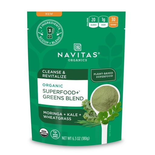 [200412-BB] Navitas Organics Superfood Greens Blend 6.3oz