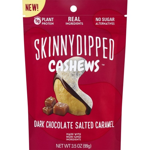 [200549-BB] Skinnydipped Salted Caramel Dipped Cashews 3.5oz