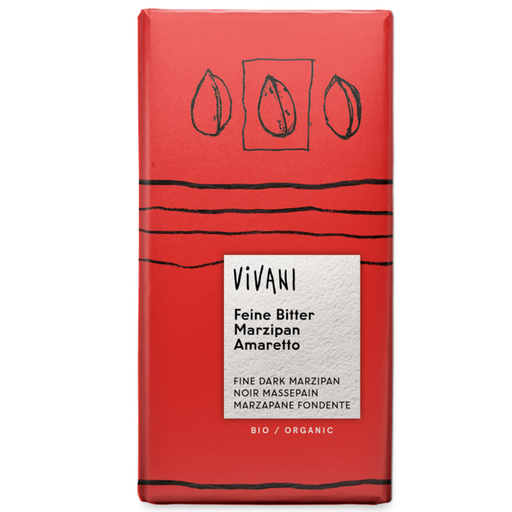 [200741-BB] Vivani Organic Dark Chocolate Marzipan Amaretto 100g