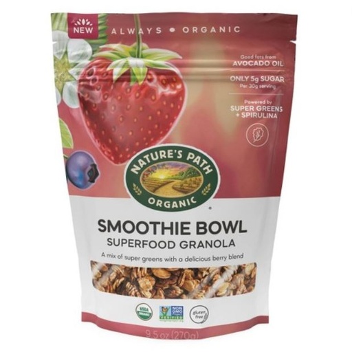 [200864-BB] Nature's Path Organic Smoothie Bowl Superfood Granola 9.5oz