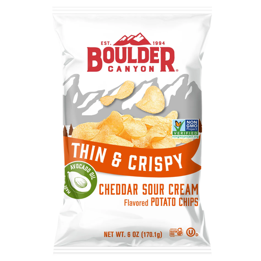 [200933-BB ] Boulder Canyon Cheddar Sour Cream Avocado Oil Chips 6oz