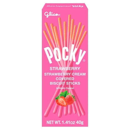 [200945-BB ] Pocky Strawberry Cookie Sticks 1.41oz