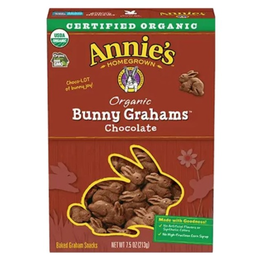 [200948-BB ] Annie's Organic Chocolate Bunny Graham Crackers 7.5oz