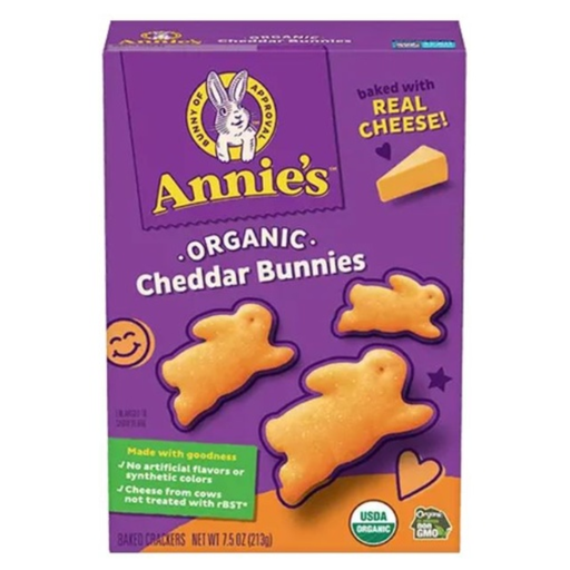 [200957-BB ] Annie's Organic Cheddar Bunny Crackers 11.25oz