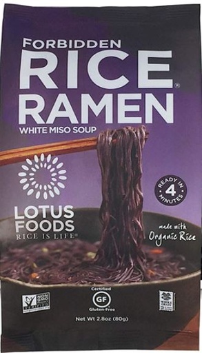 [200971-BB ] Lotus Foods Organic Forbidden Rice Ramen 4 Pack