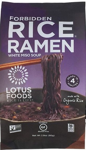 [200971-BB ] Lotus Foods Organic Forbidden Rice Ramen 4 Pack