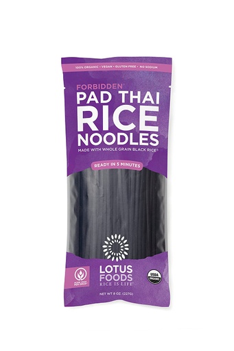 [200972-BB ] Lotus Foods Forbidden Rice Pad Thai Noodles 8oz